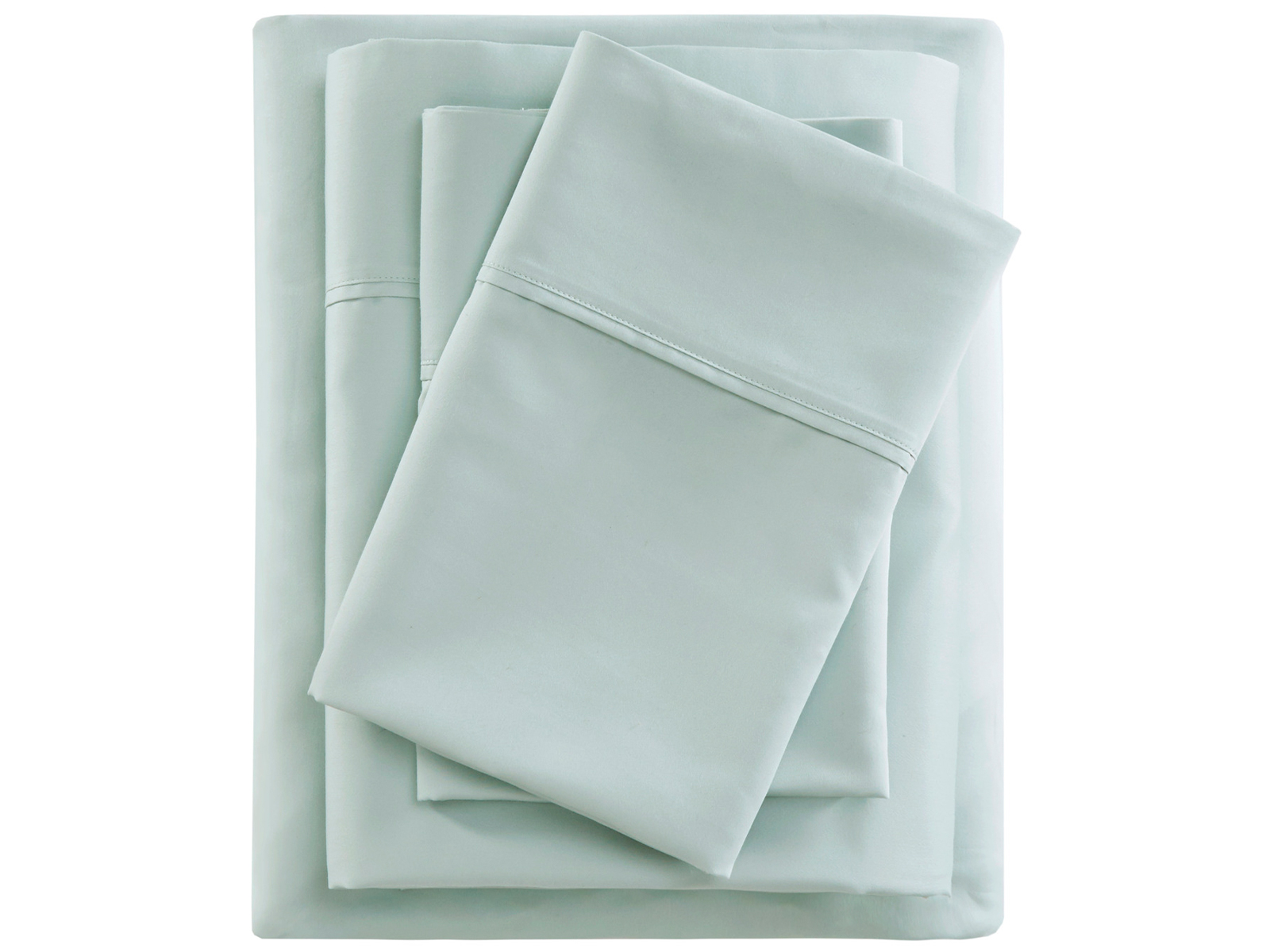 BeautyRest Full 600 Thread Count Cooling Cotton Sheet Set | Seafoam