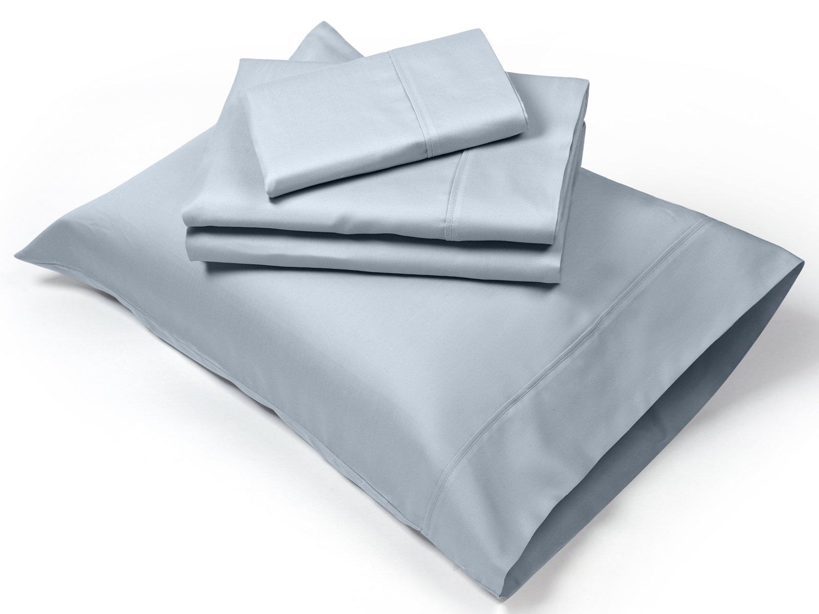 Sharper Image Queen HEIQ Smart Temp 1000 Thread-Count Sheet Set | Light Blue