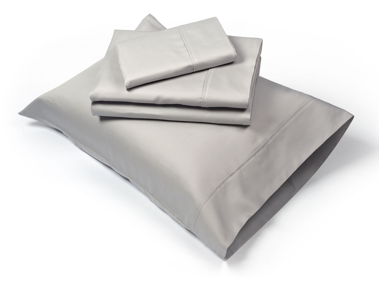 Sharper Image Queen HEIQ Smart Temp 1000 Thread-Count Sheet Set | Light Gray