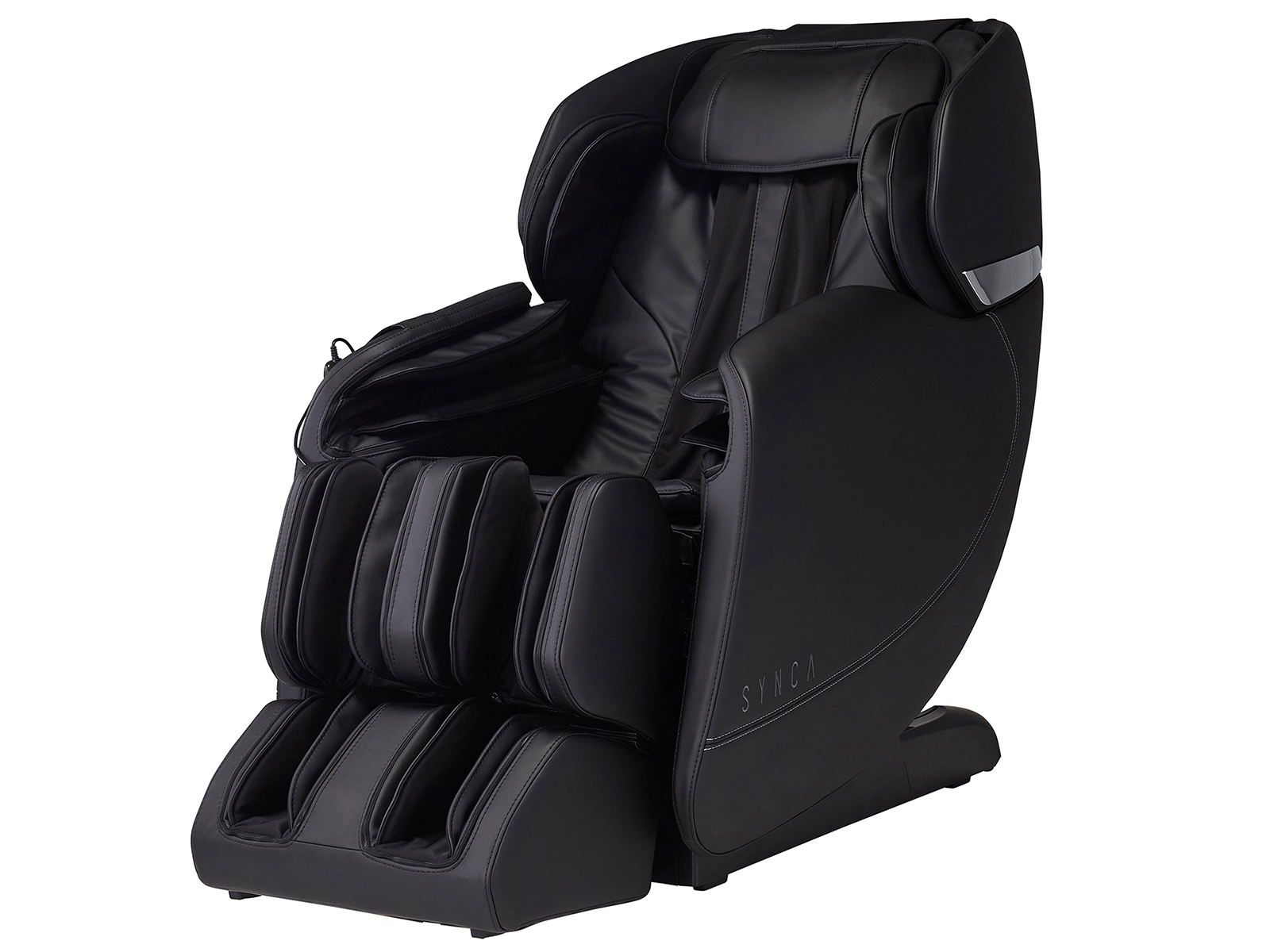 Synca Wellness Hisho SL Track Heated Deluxe Zero Gravity Massage Chair | Black