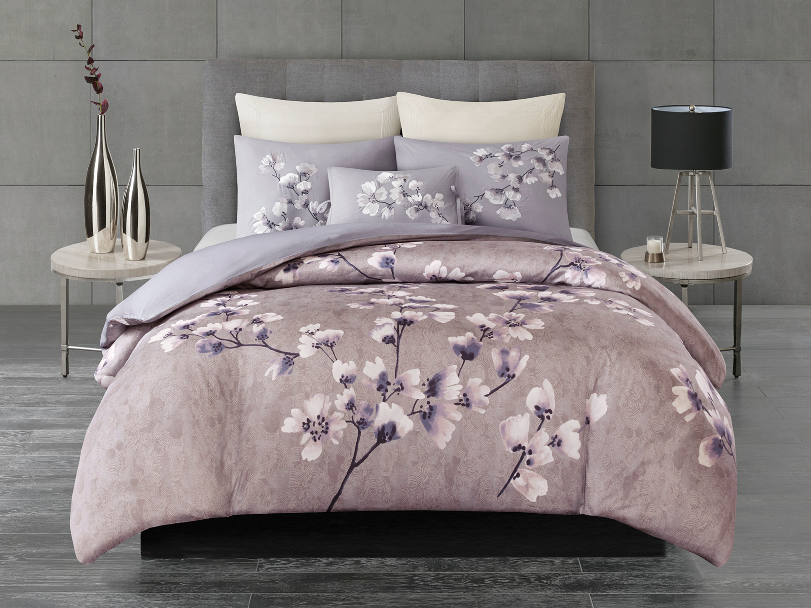 V000265952 N Natori King Sakura Blossom 3 Piece Comforter Set sku V000265952