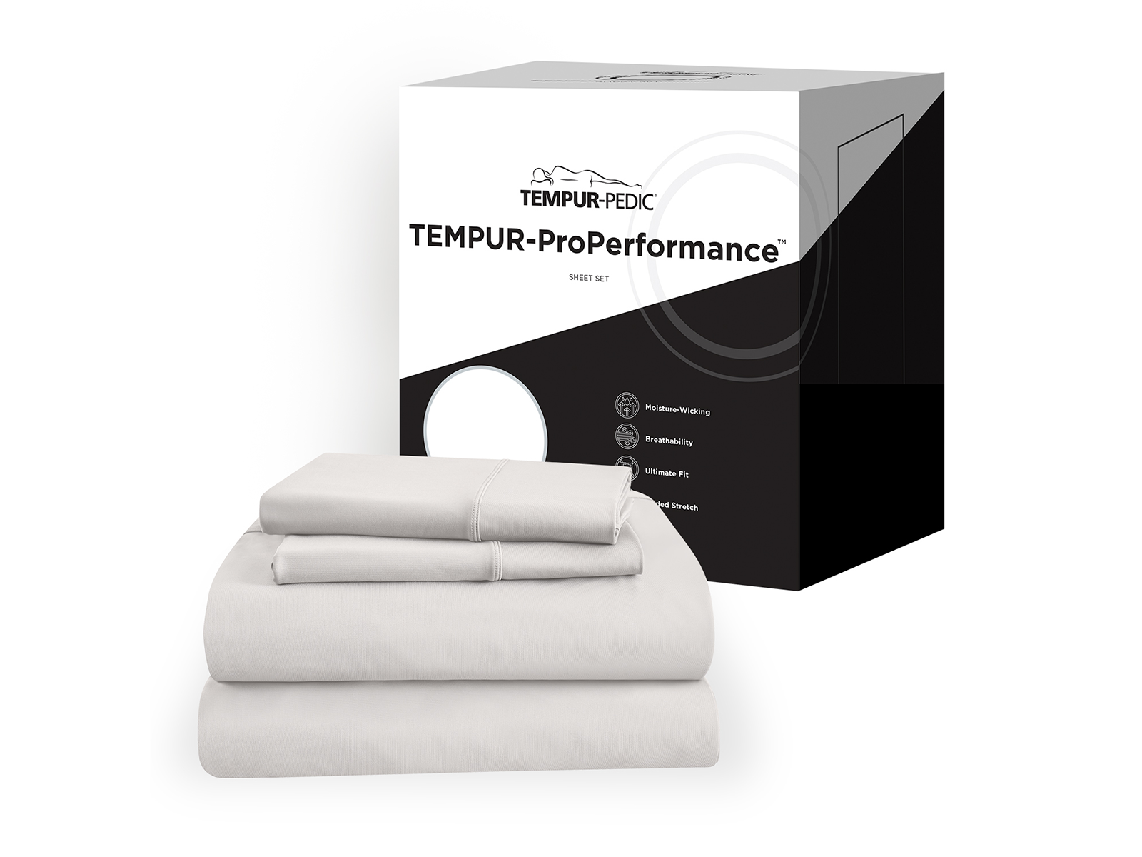 Tempur-Pedic King TEMPUR-Pro-Performance Sheet Set | White