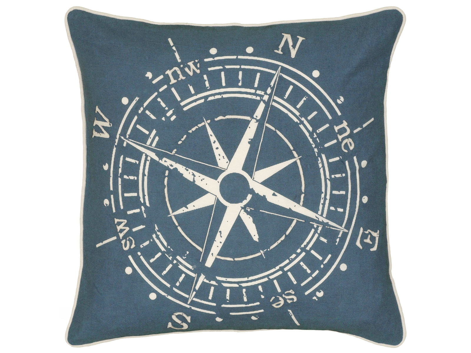 V000266456 Rizzy Home Cotton Pillow with Compass Design sku V000266456