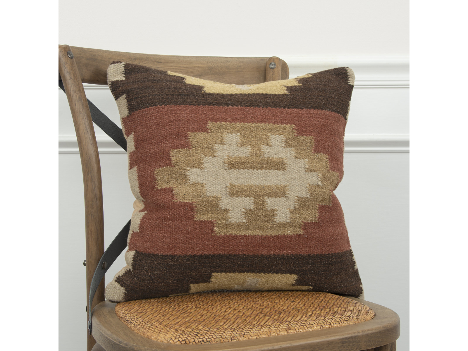 Rizzy Home Southwest Iconic Woven Wool Pillow | Multi