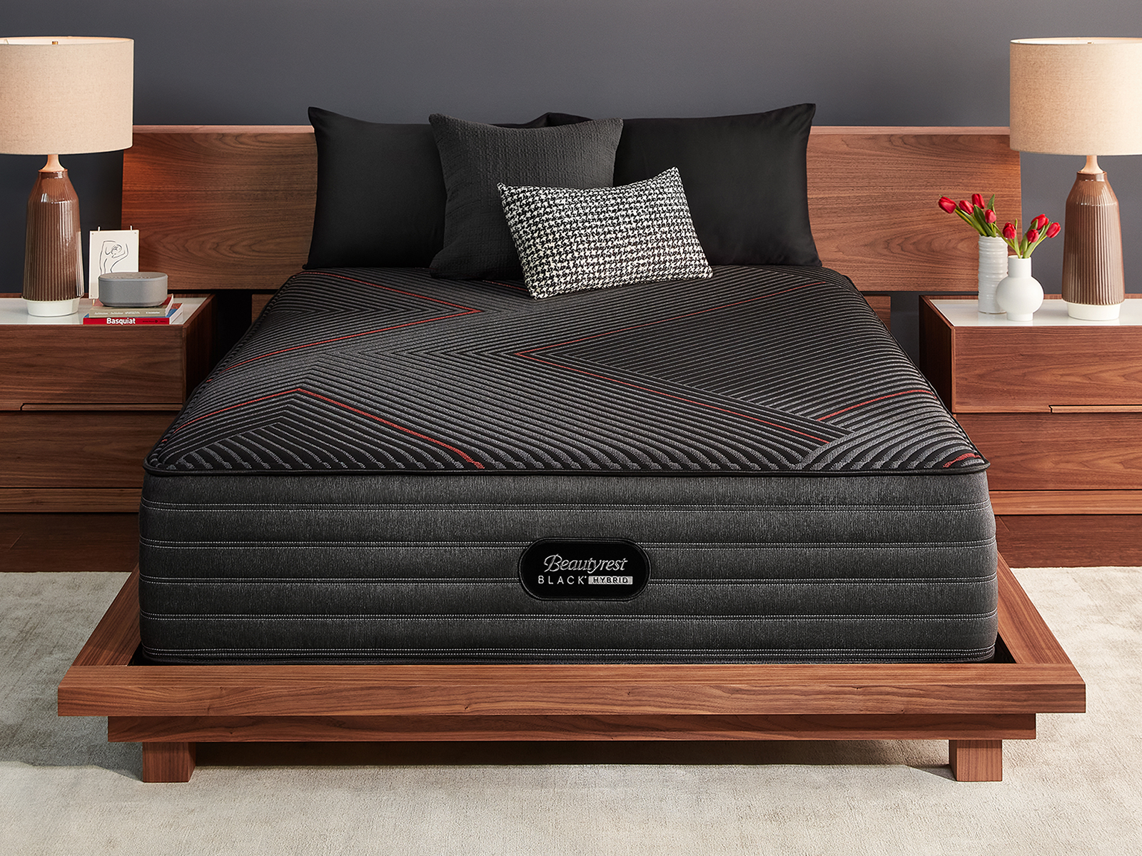 Black Hybrid CX-Class 15" Plush Mattress