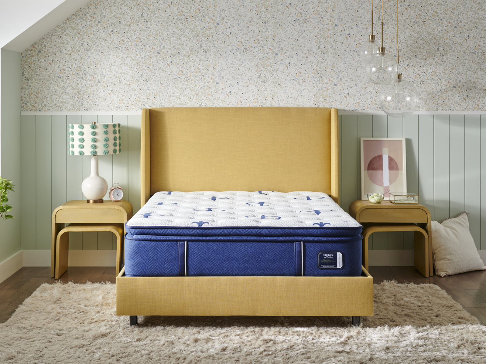 Studio 14.5" Medium Euro Pillow Top Mattress