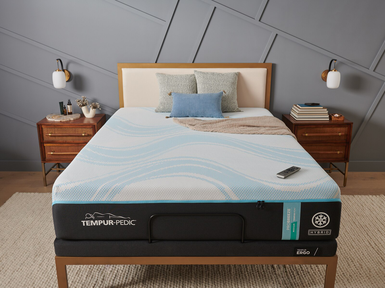 TEMPUR-ProBreeze Medium Hybrid 12" Mattress