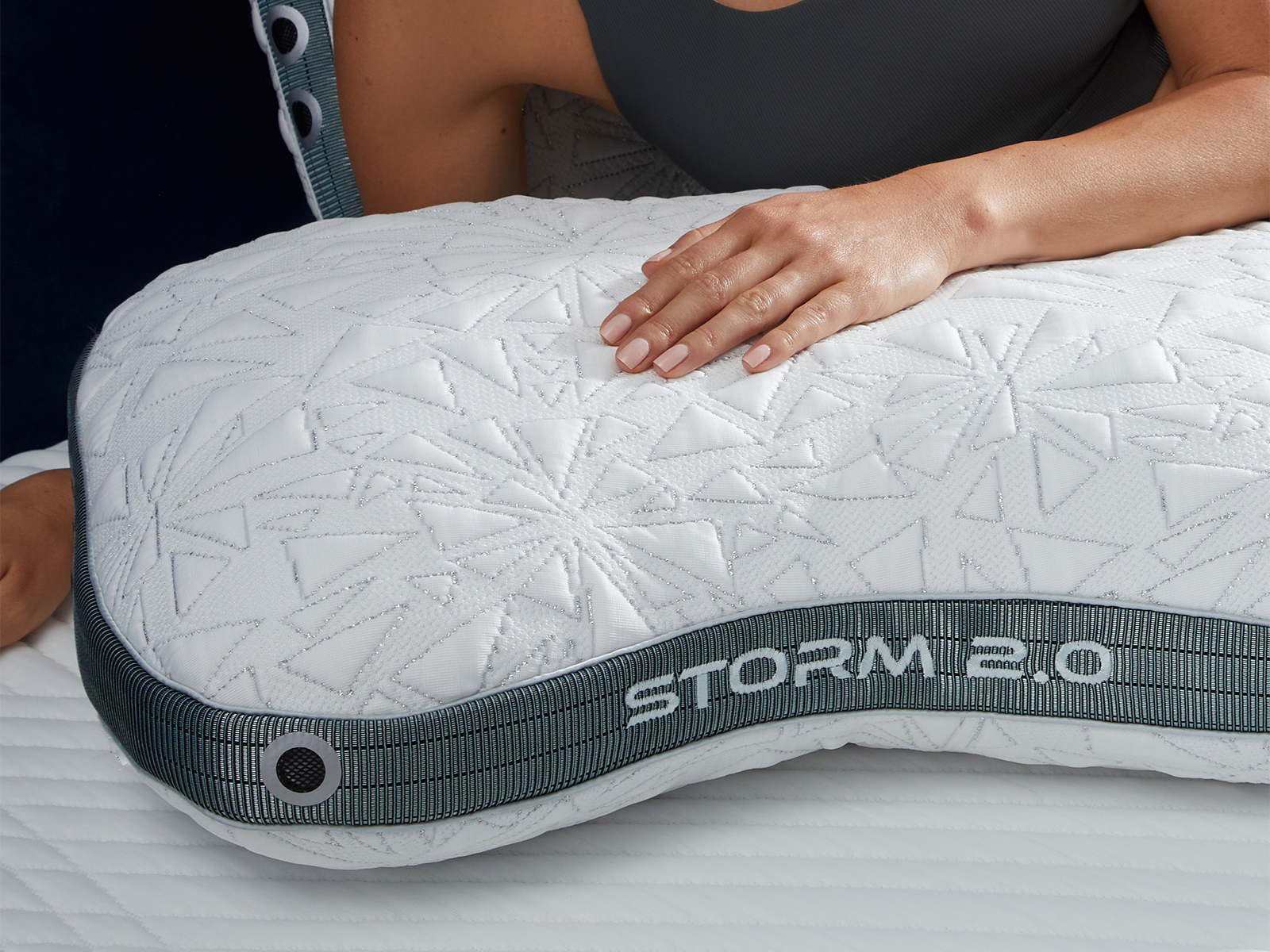 Storm Cuddle Curve Performance Pillow