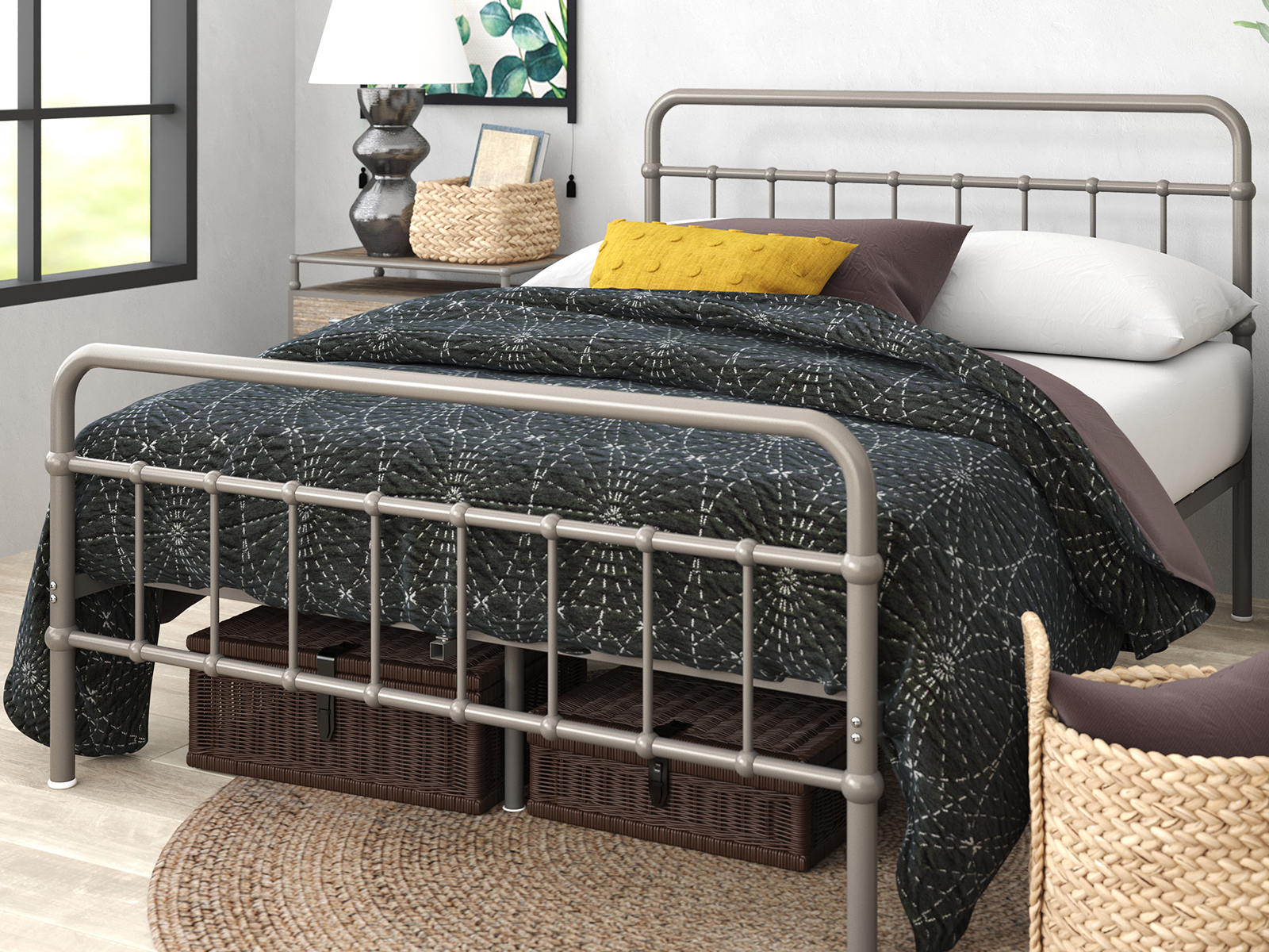 Basics Metal Platform Bed