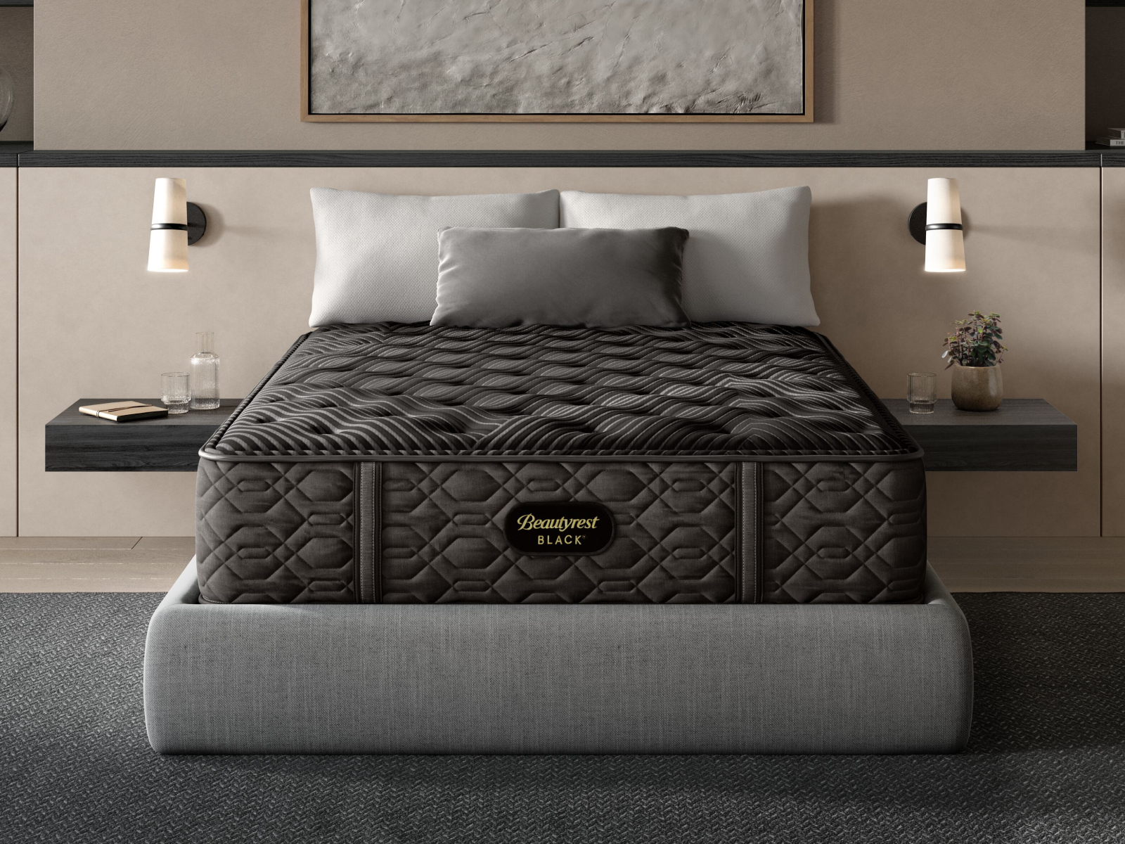 Black Series One 14.25" Medium Mattress