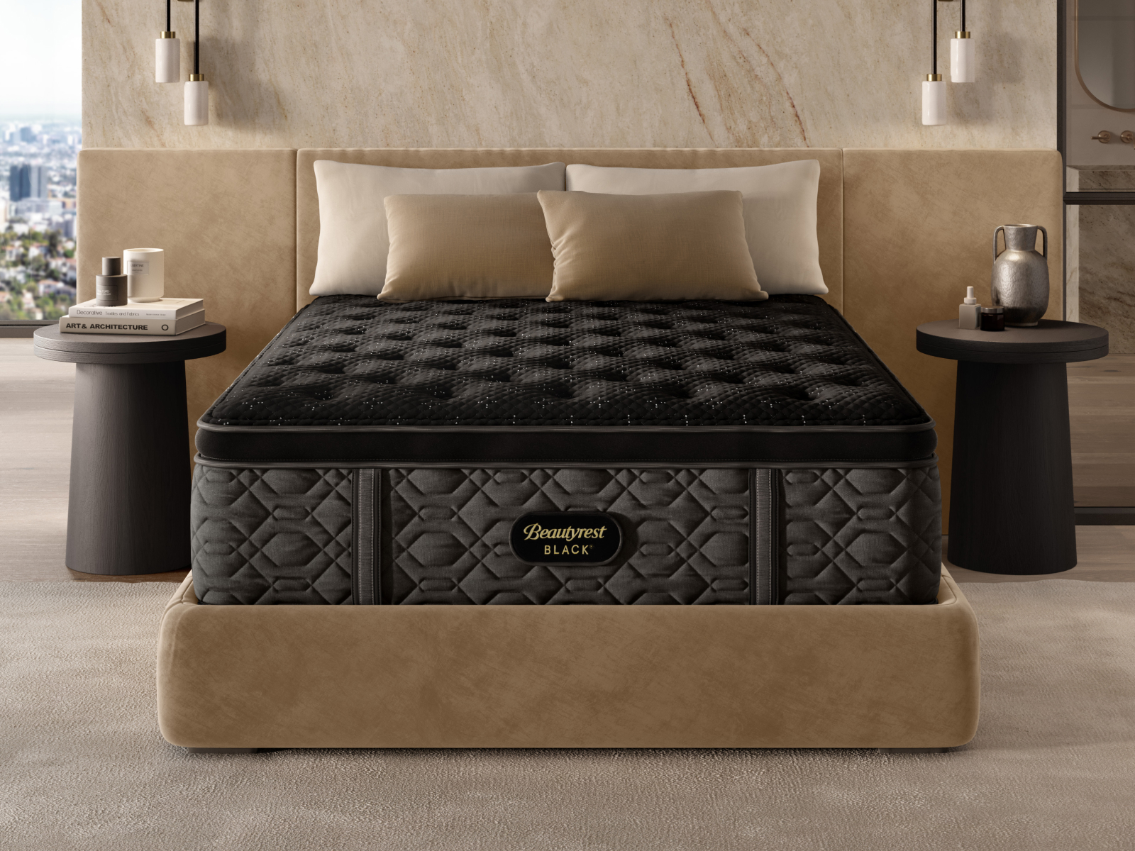 Black Series Three 16.75" Plush Pillow Top Mattress