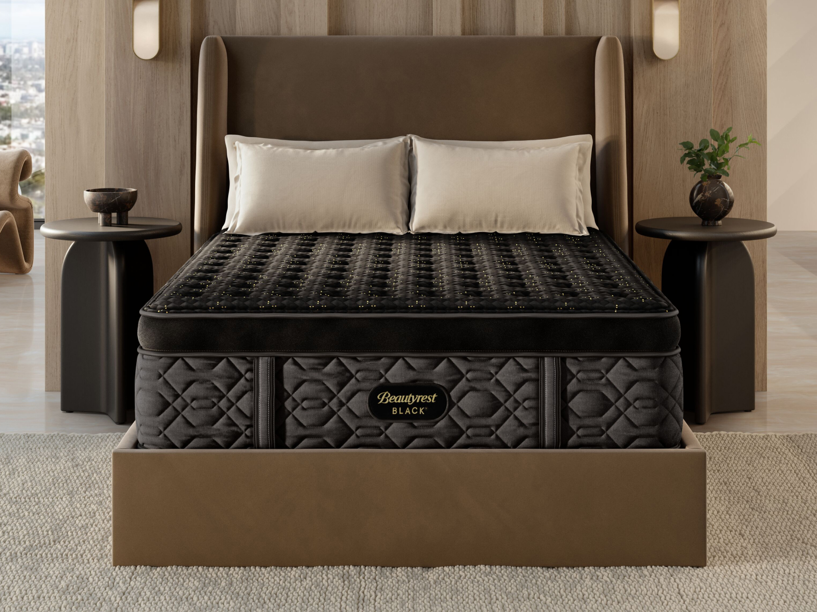 Black Series Four 17.5" Firm Summit Pillow Top Mattress