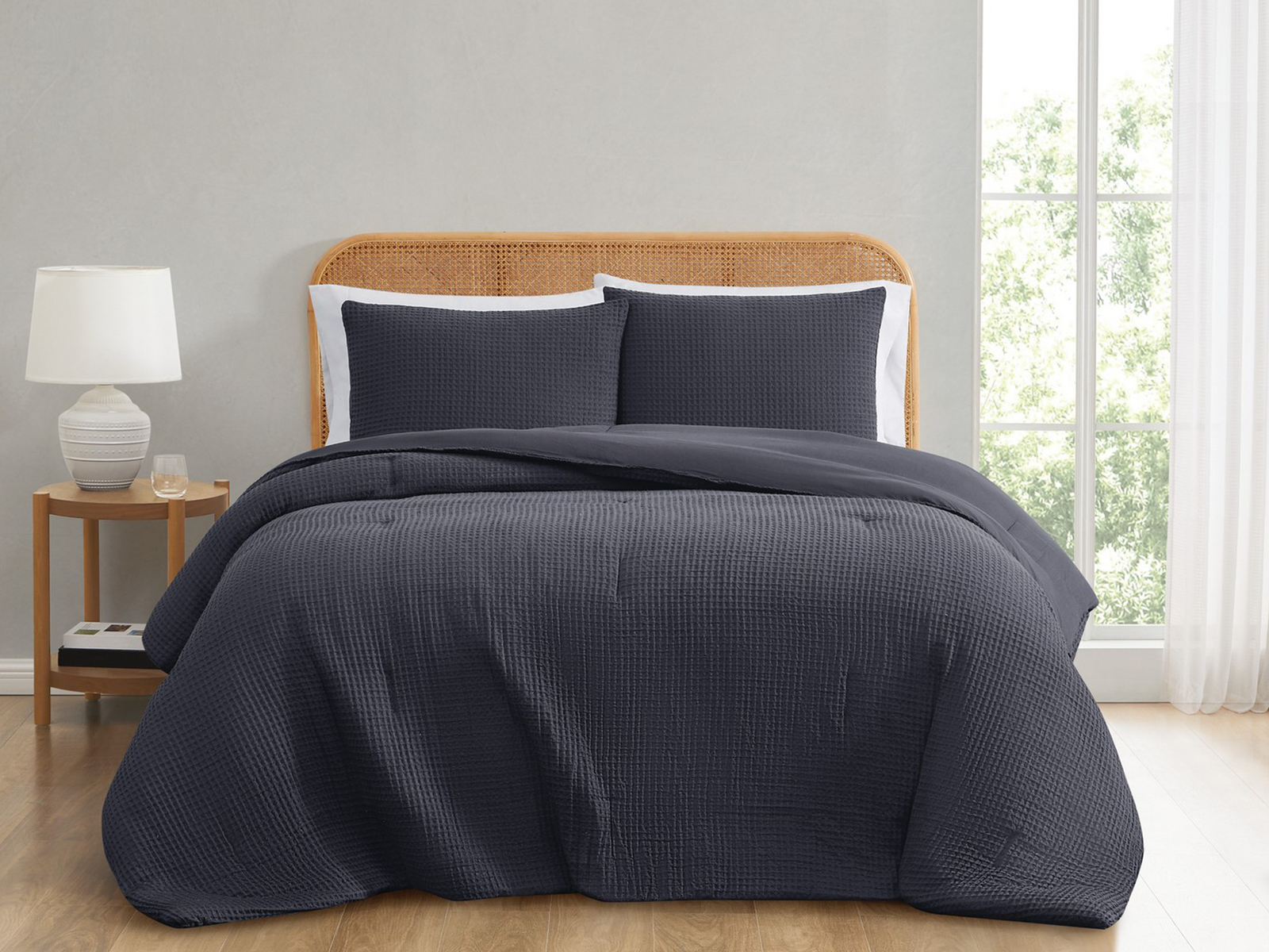 Signature Waffle Comforter Set