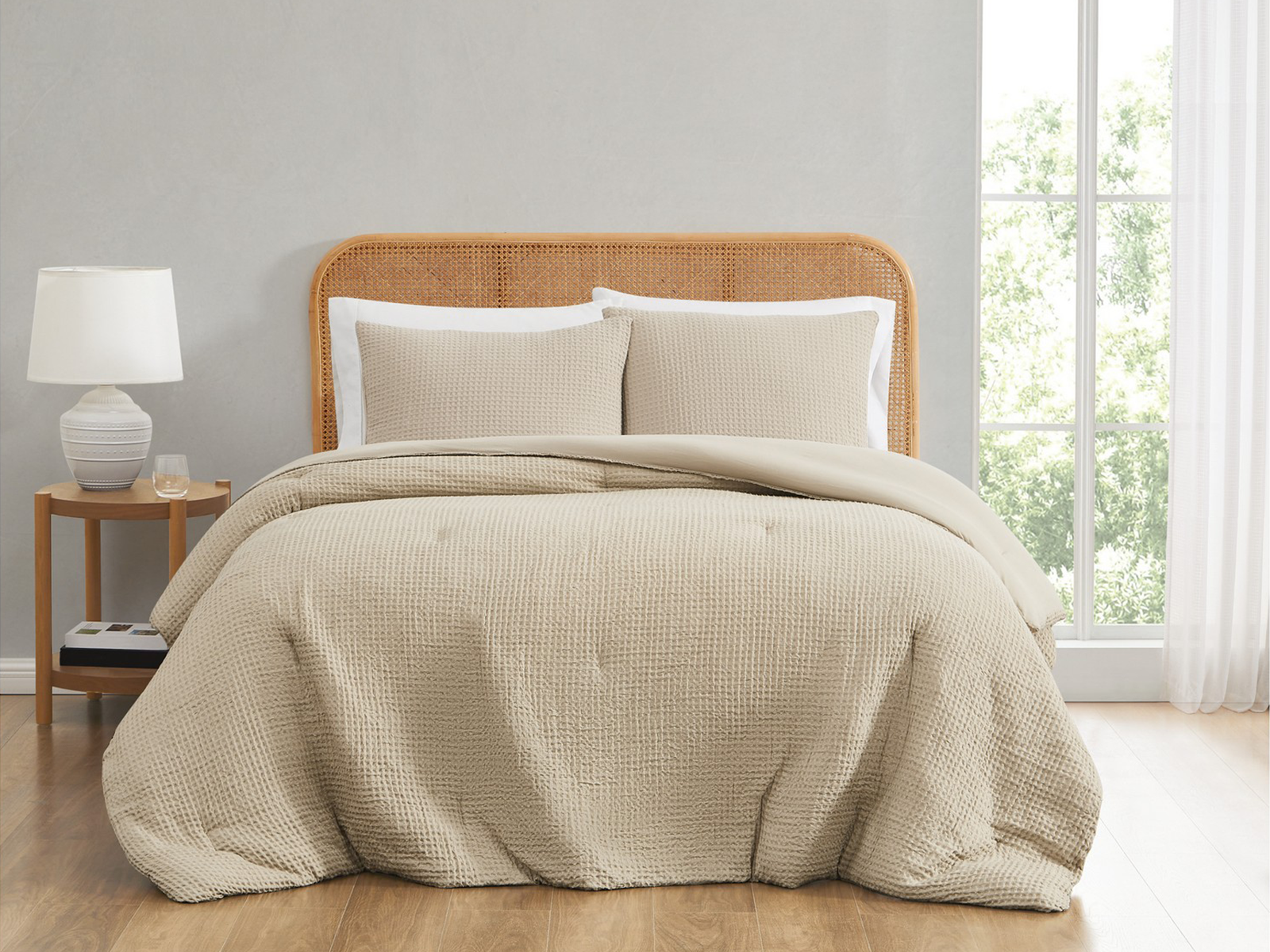  Signature Waffle Comforter Set