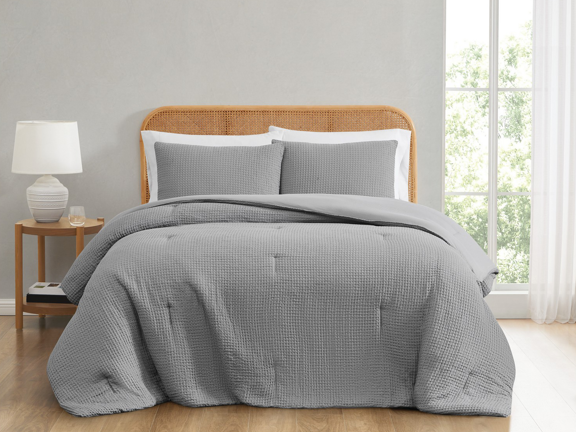 Signature Waffle Comforter Set