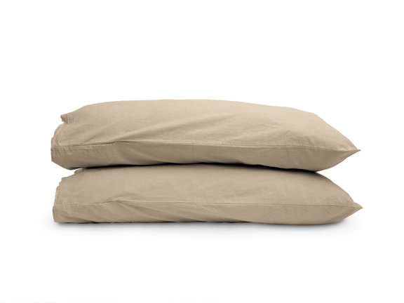 Garment Washed Percale Pillowcases