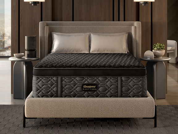 Black Hybrid Series Four 16" Firm Apex Top Mattress