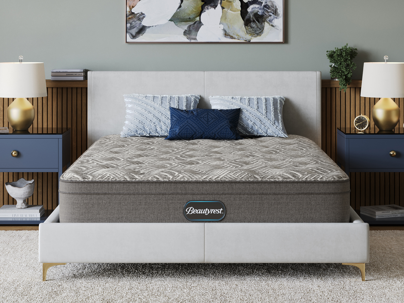 BR800 Greenwood 12" Plush Euro Top Mattress