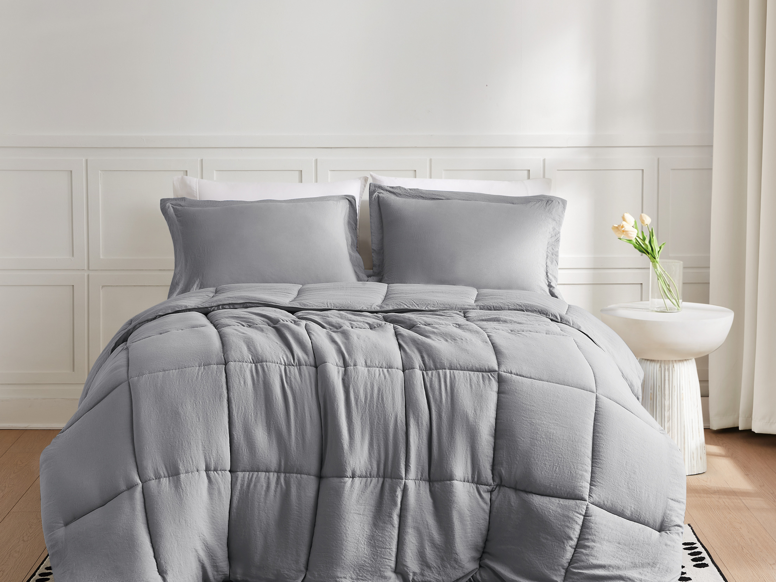 Basics Garment Wash Comforter Set