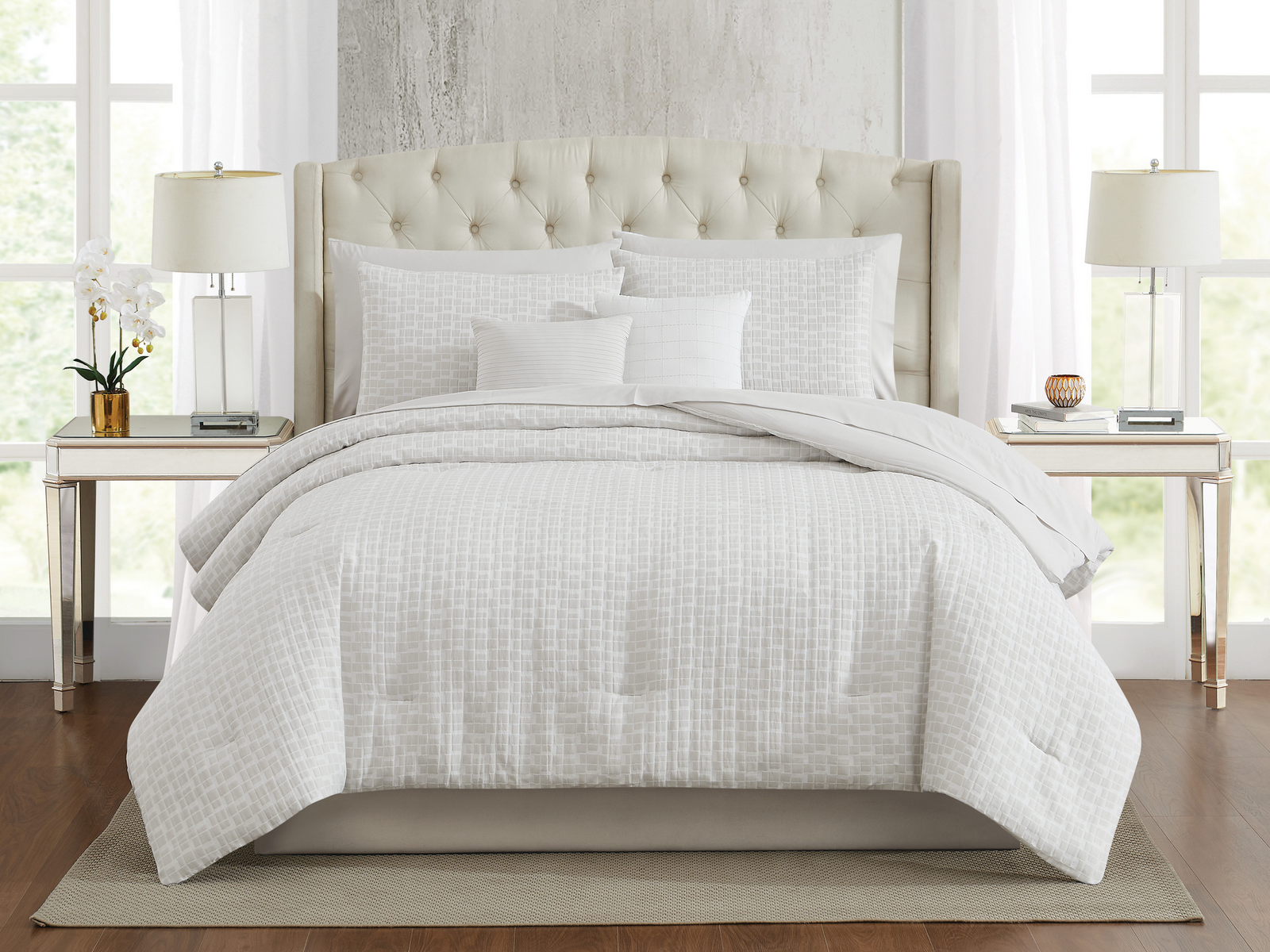 Deluxe 9 Piece Decorative Comforter Set