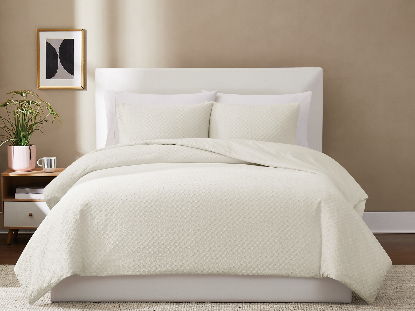 Deluxe Woven Texture Duvet Set