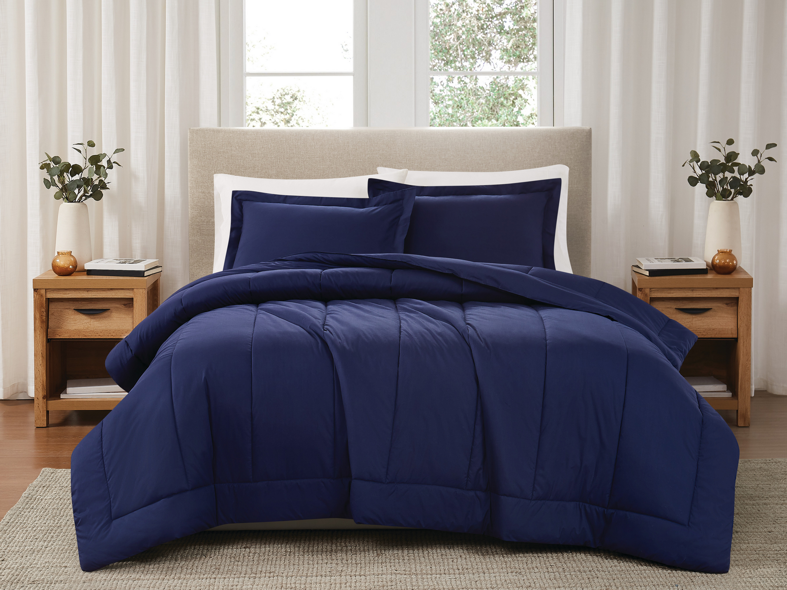 Signature Cotton Percale Comforter Set