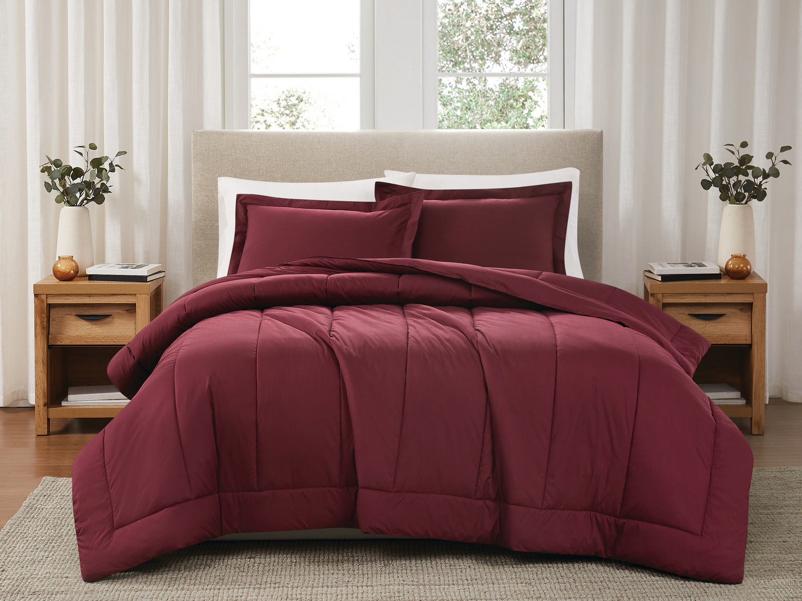 Signature Cotton Percale Comforter Set
