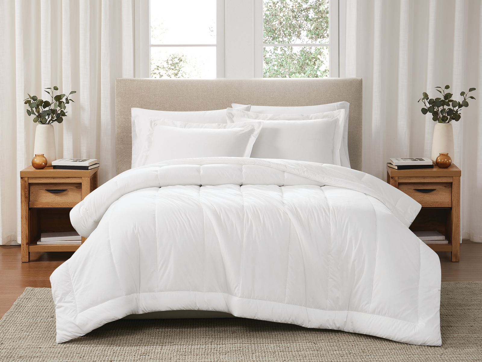 Signature Cotton Percale Comforter Set