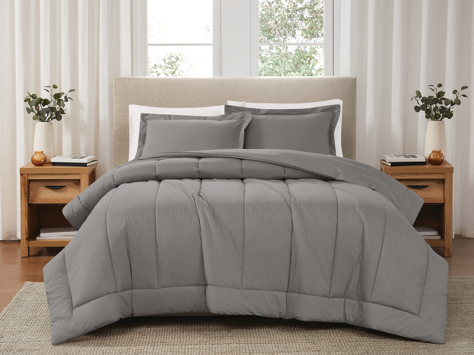 Signature Cotton Percale Comforter Set