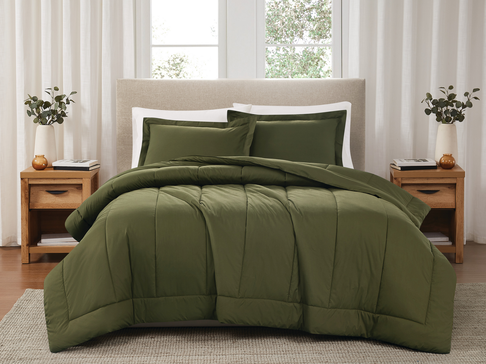 Signature Cotton Percale Comforter Set