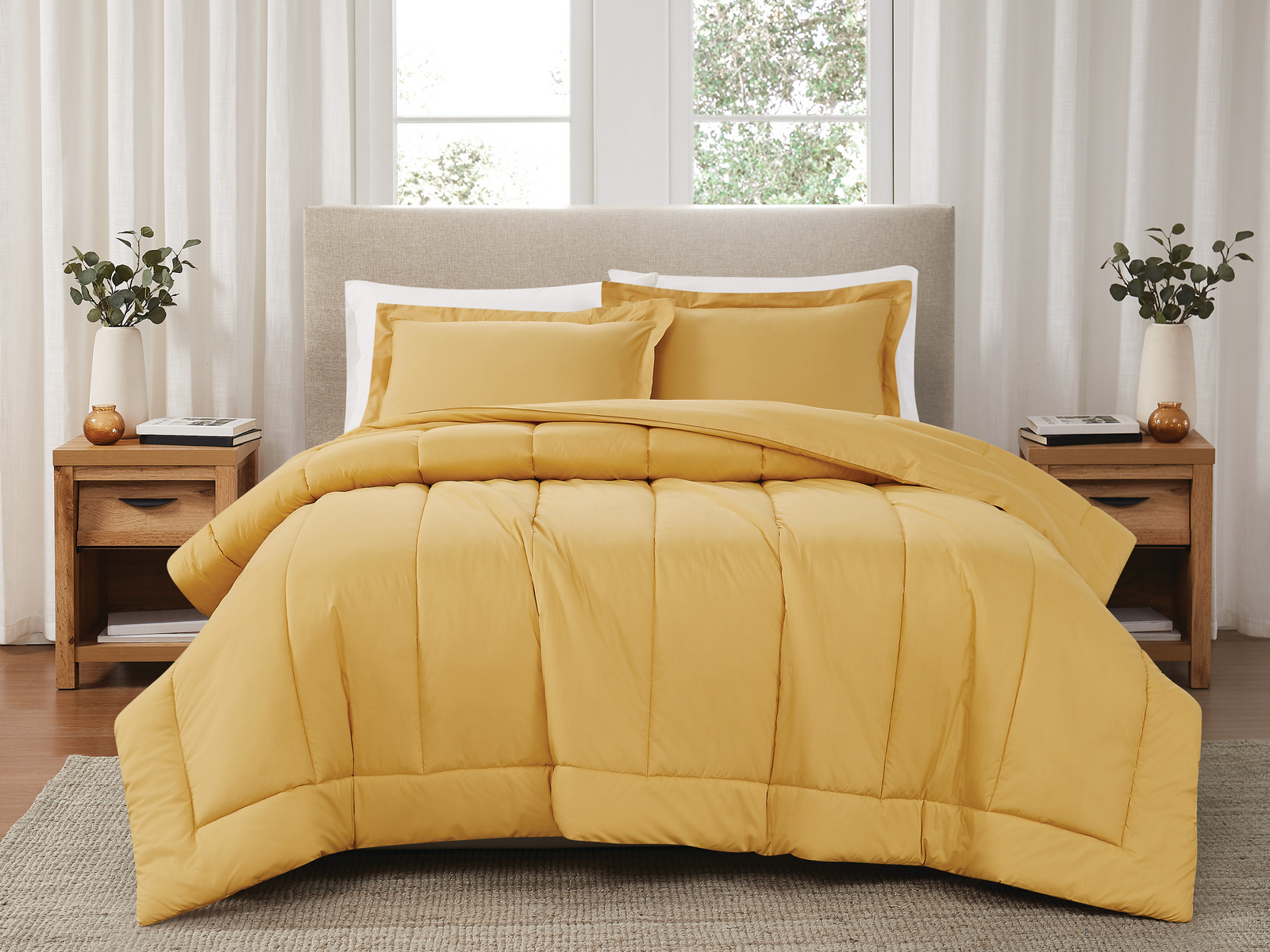 Signature Cotton Percale Comforter Set