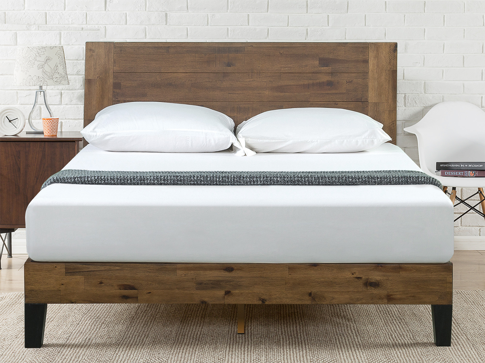 Deluxe Groveland Wood Platform Bed