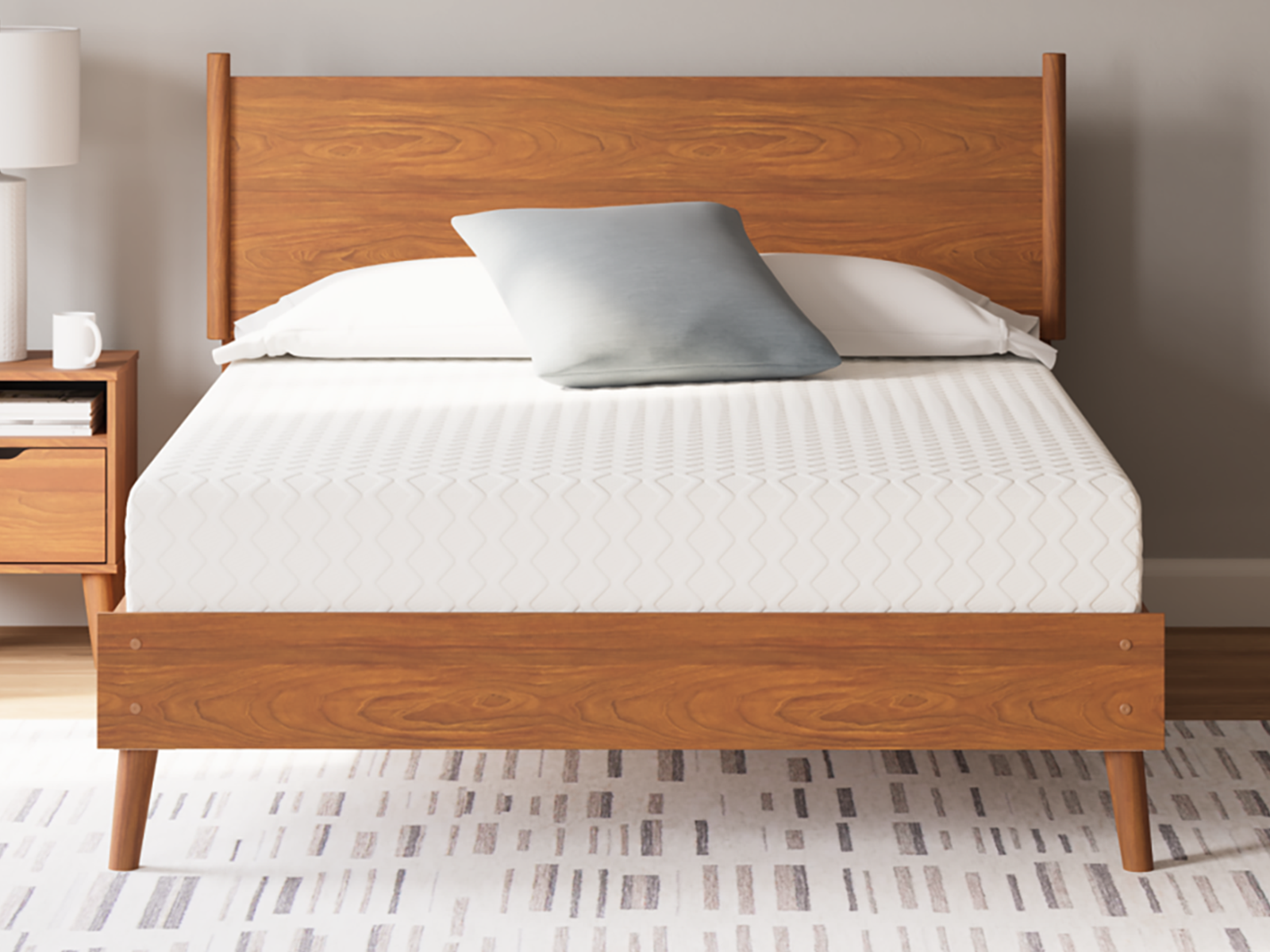 Signature Design by Ashley Chime 10" Firm Memory Foam - Mattress in a Box, One Size, White