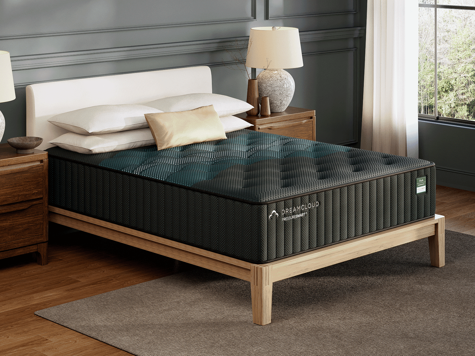 Dreamcloud PressureSmart Technology Plush Mattress | Queen