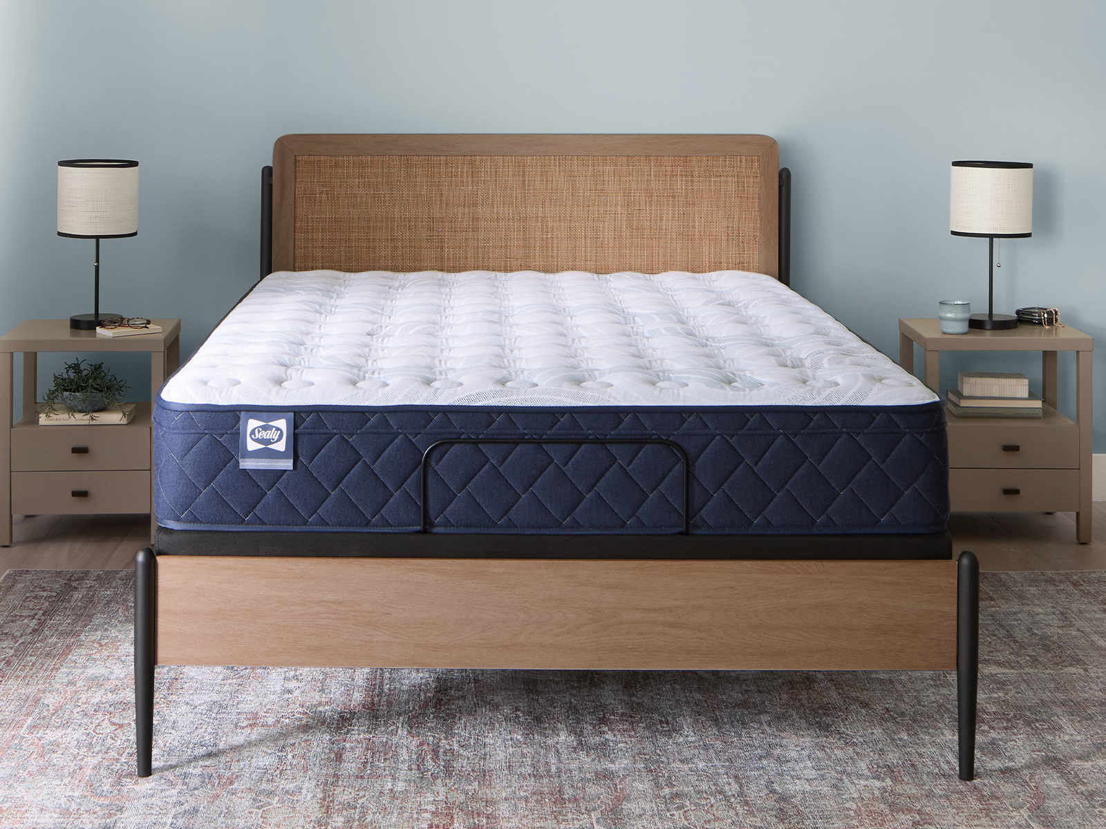 Sealy Frisco 2.1 Medium Euro Pillowtop Mattress | Queen
