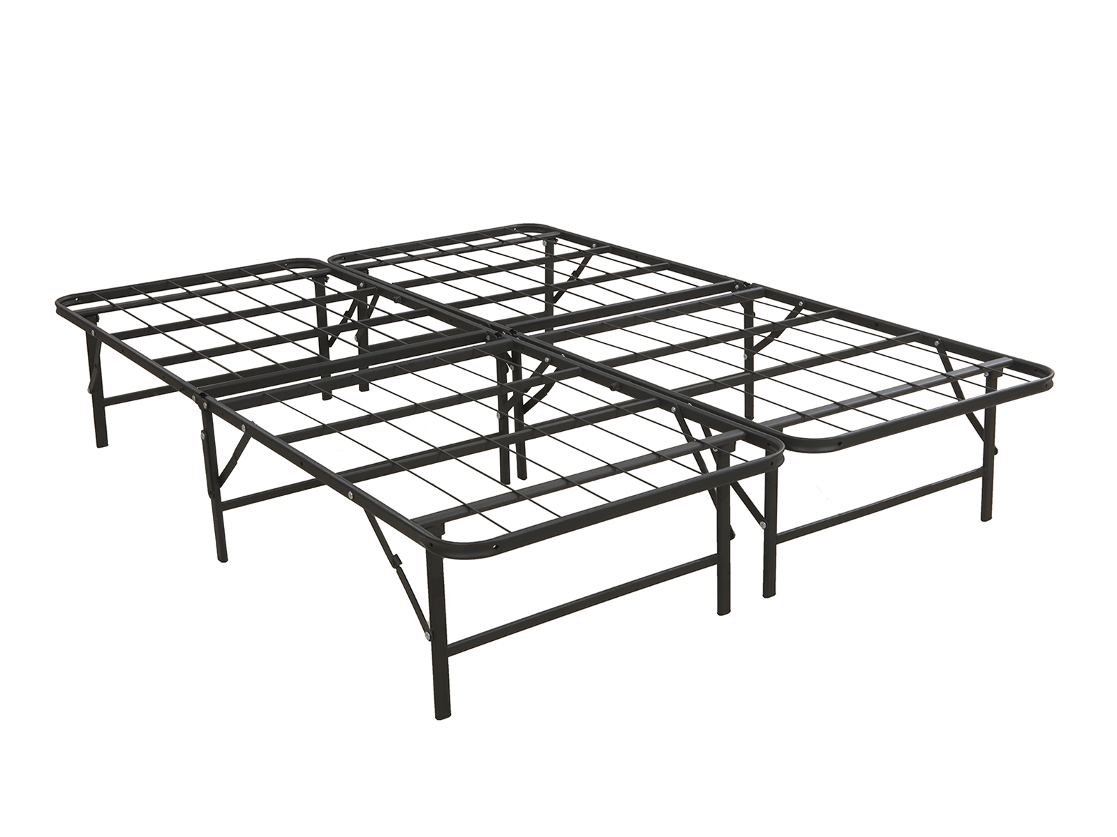 Mattress Firm Platform Bed Frame | Full | Deluxe Raised Metal | Easy Assembly