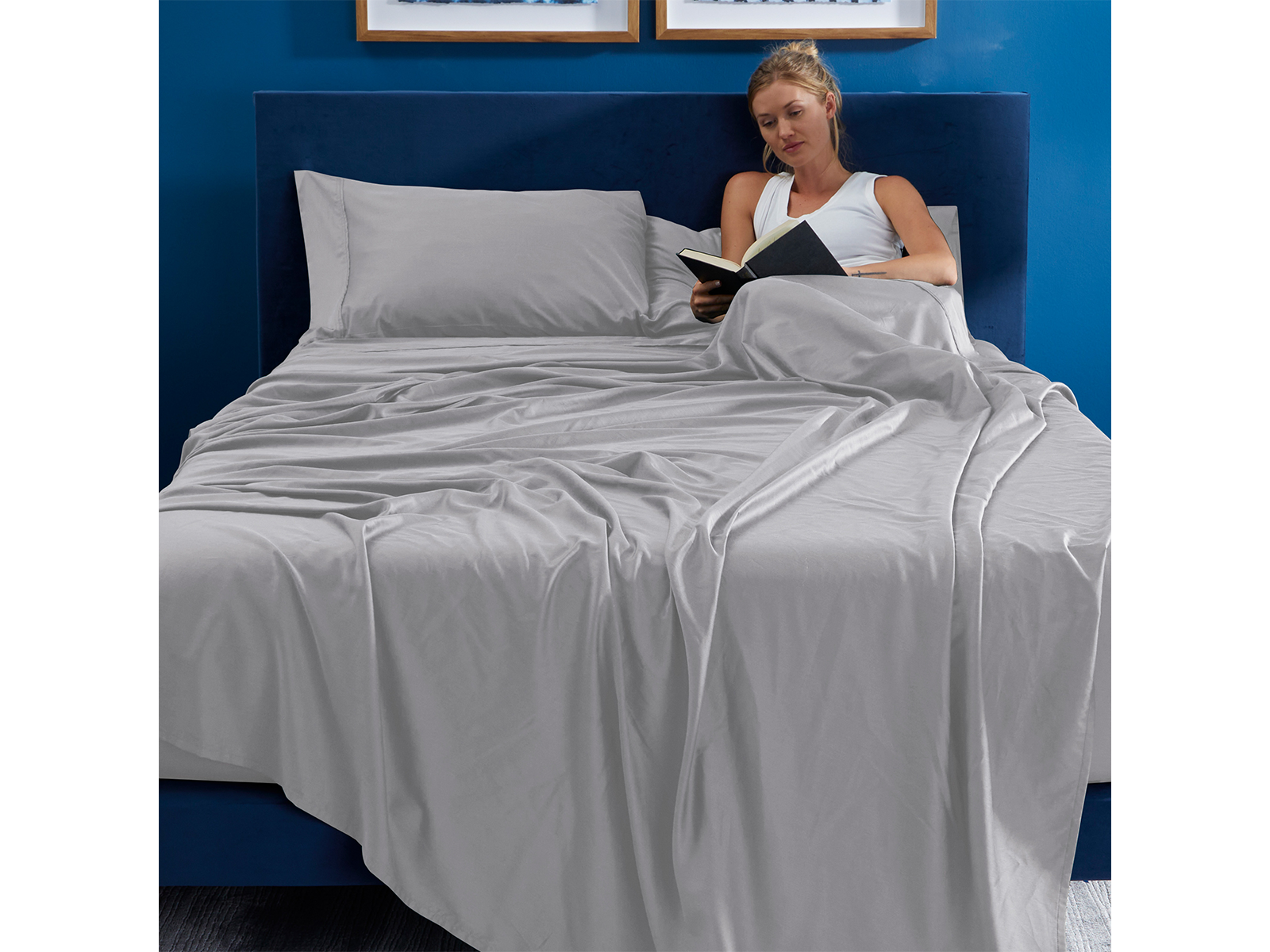 V000252289 Bedgear Full Hyper-Cotton Sheet Set |Grey sku V000252289