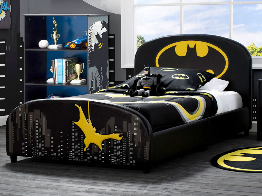 Batman Twin Upholstered Bed Mattress Firm, Show Me A Picture Of Twin Bed