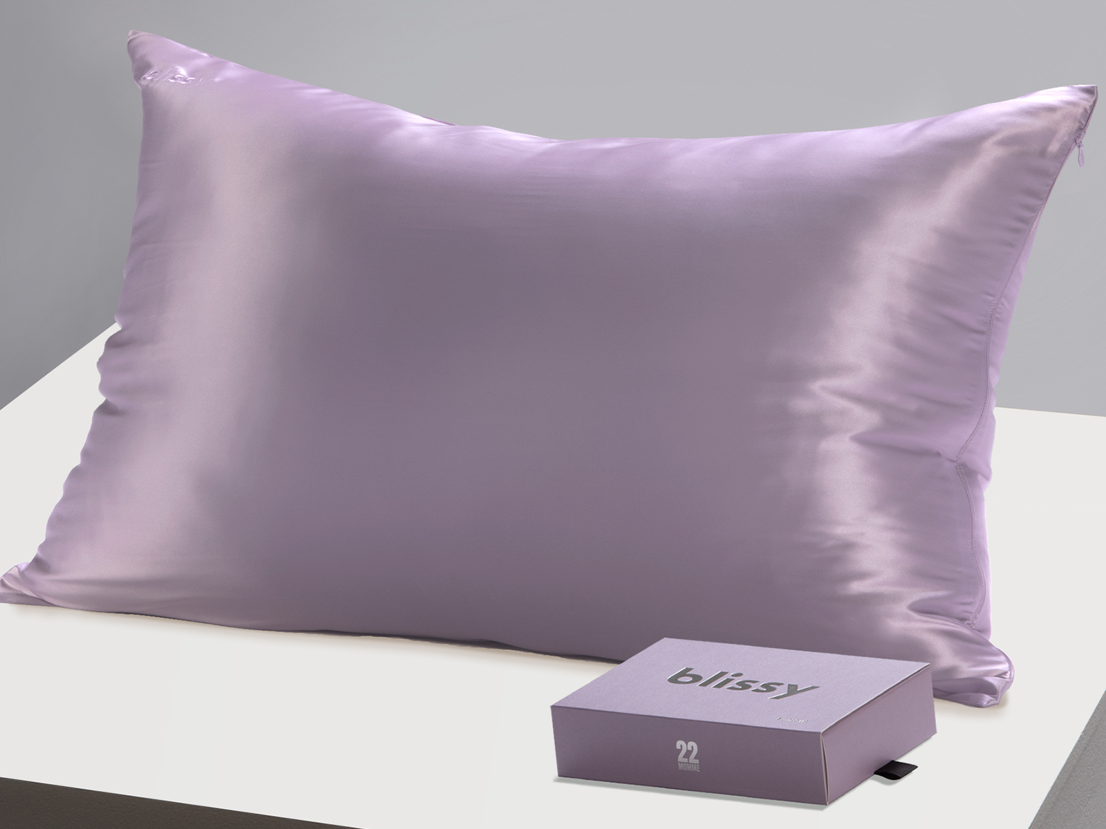 Blissy Queen 100% Mulberry Silk Pillowcase | Lavender
