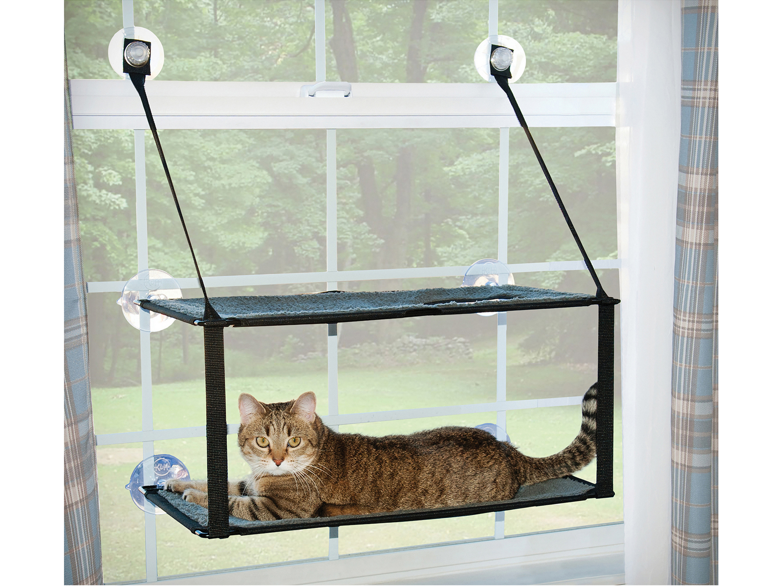 K and H Pet Products EZ Mount Window Double Stack Kitty Sill