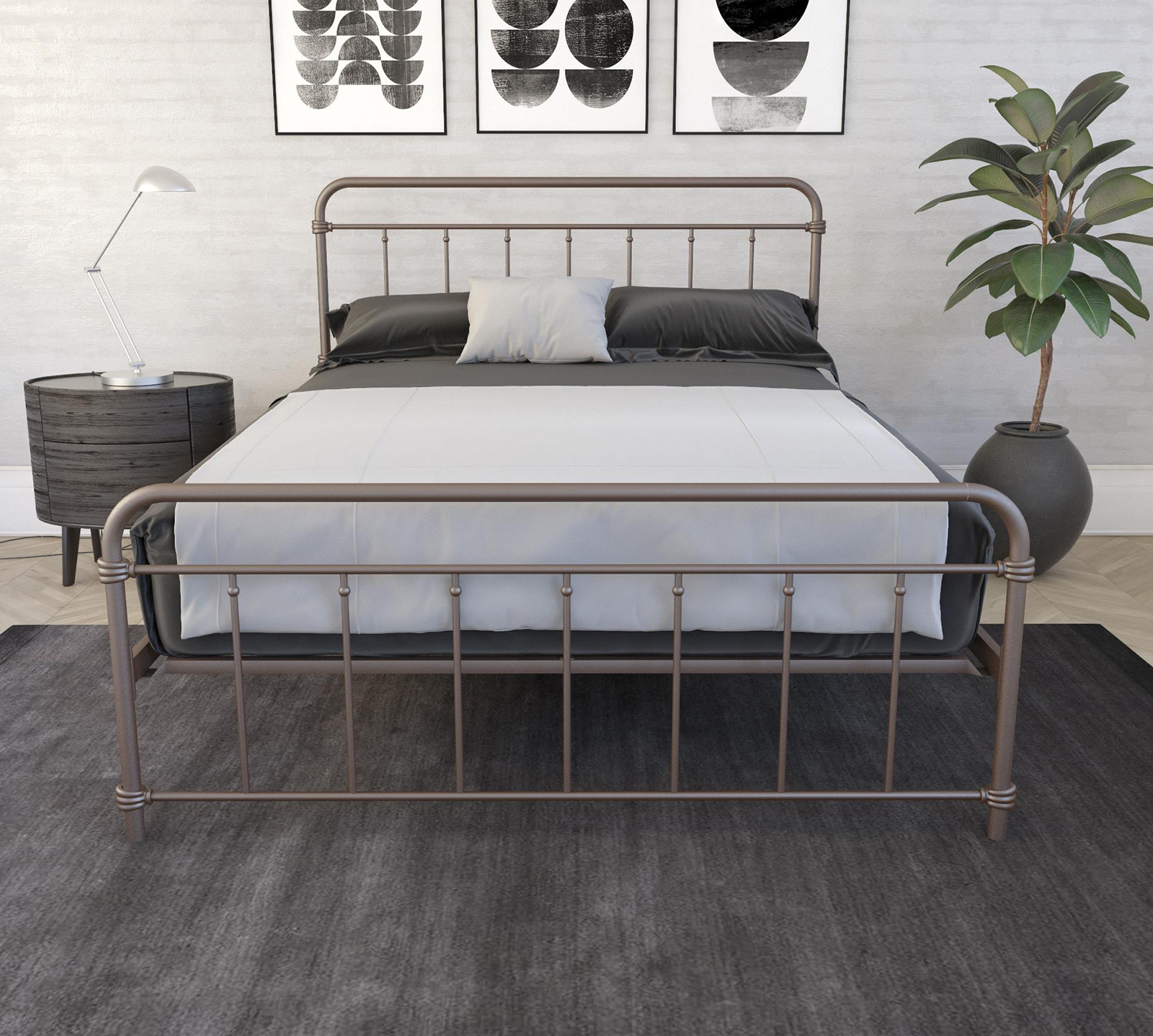 Atwater Living Metal Bed | Full | Bronze | Wyn