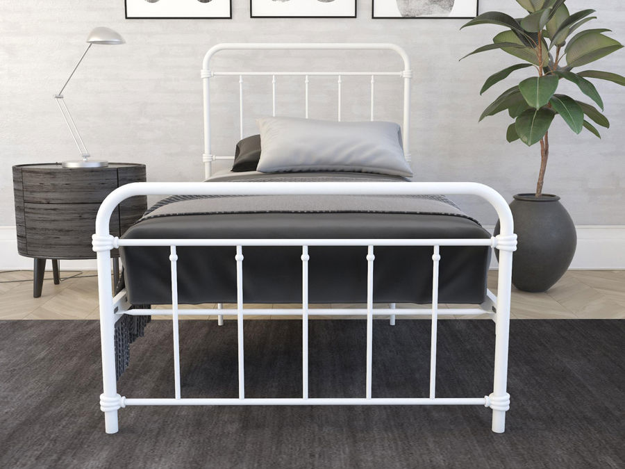 Aer Living Wyn Metal Bed Mattress, What Size Headboard For A Twin Xl Bed In Cms2022