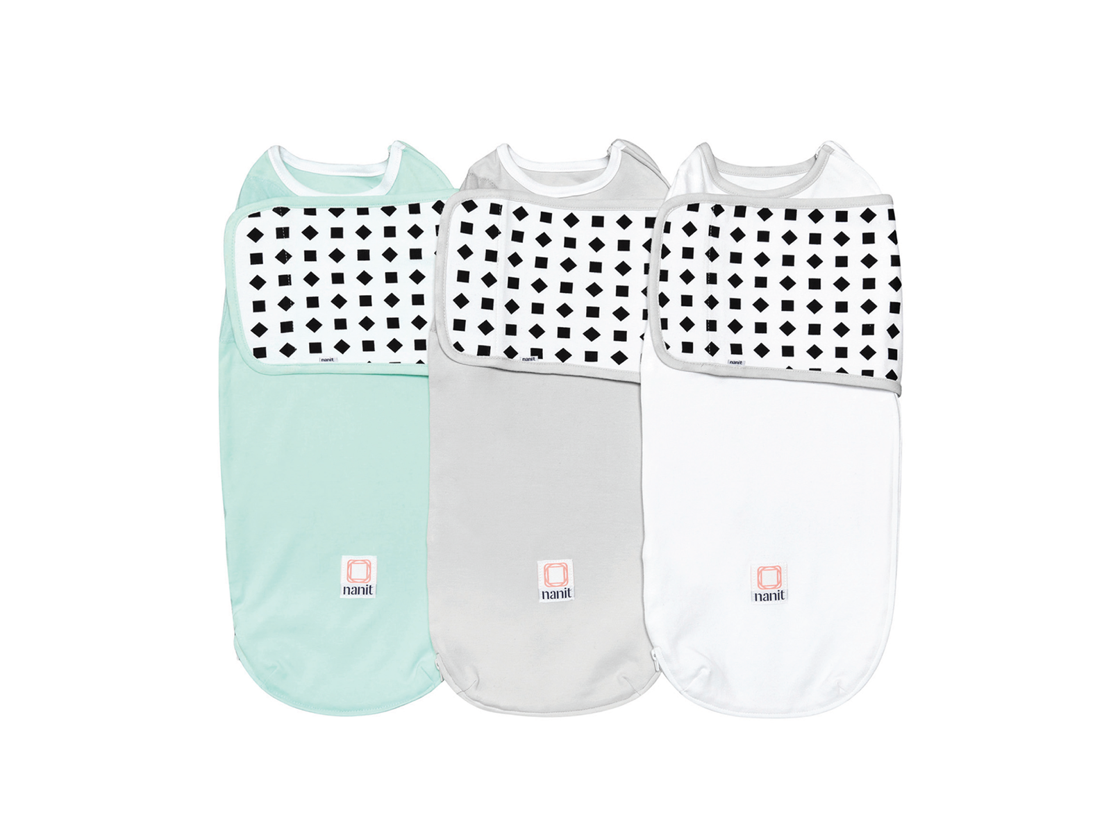 Nanit Small Breathing Wear 3-pack Swaddles