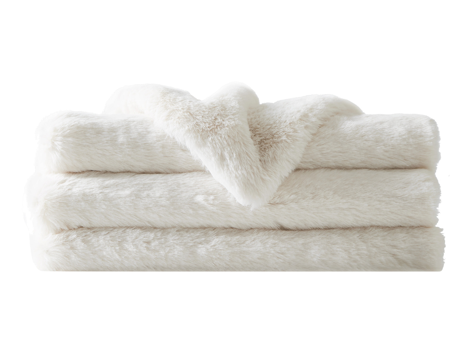 Charisma Luxe Faux Fur Throw | Ivory