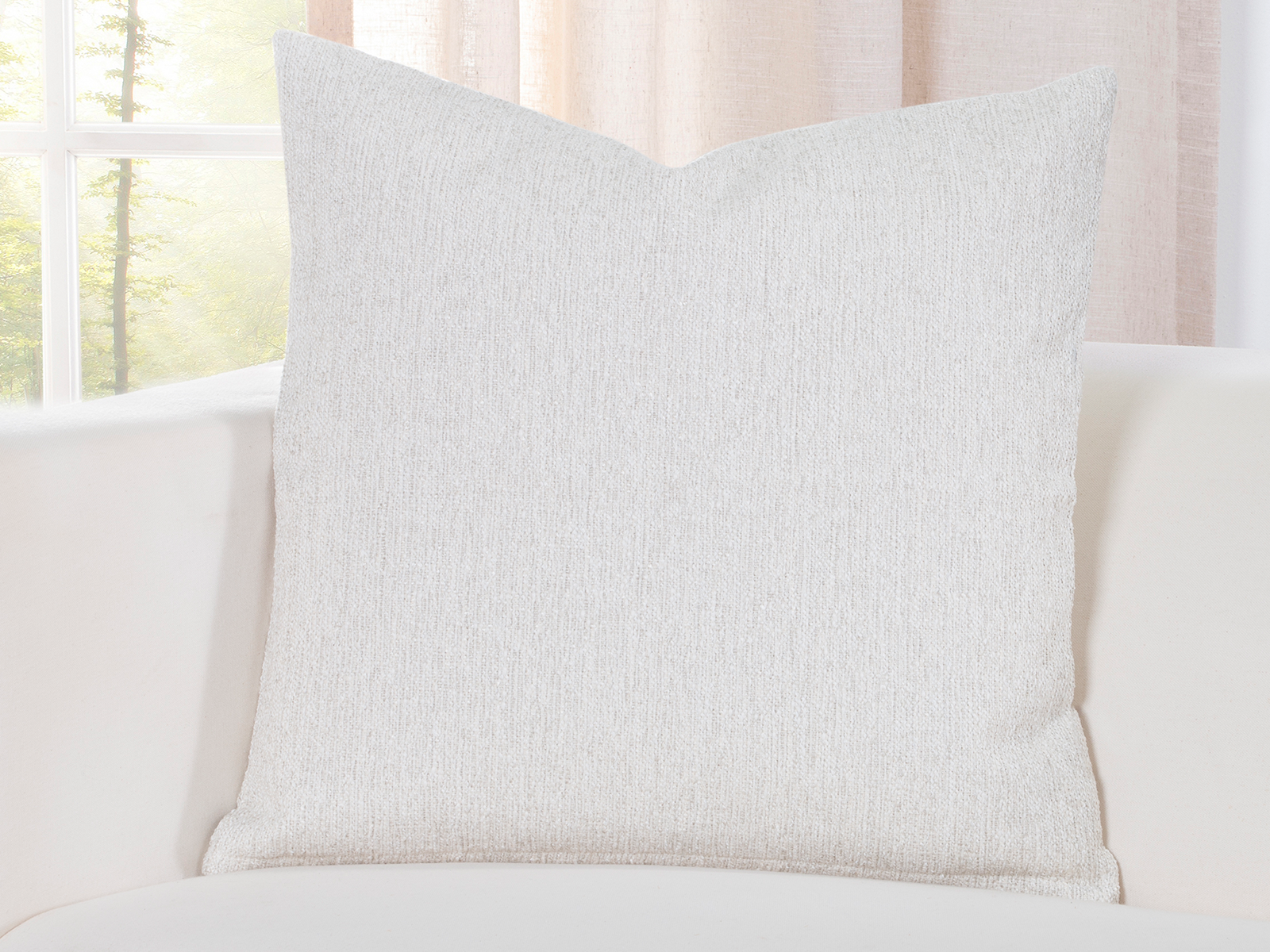 PoloGear 16X16 Belmont Designer Throw Pillow | Porcelain