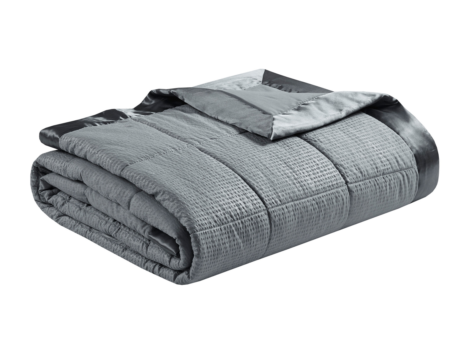 Madison Park Full/Queen Cambria Premium Down Alternative Blanket | Charcoal