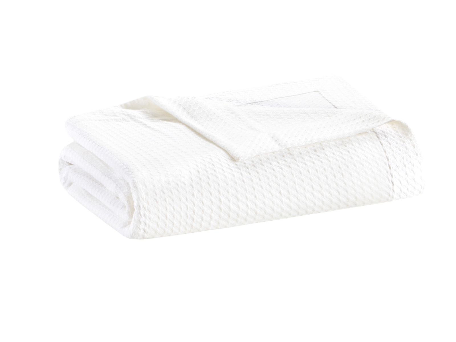 Madison Park Twin Egyptian Cotton Blanket | White