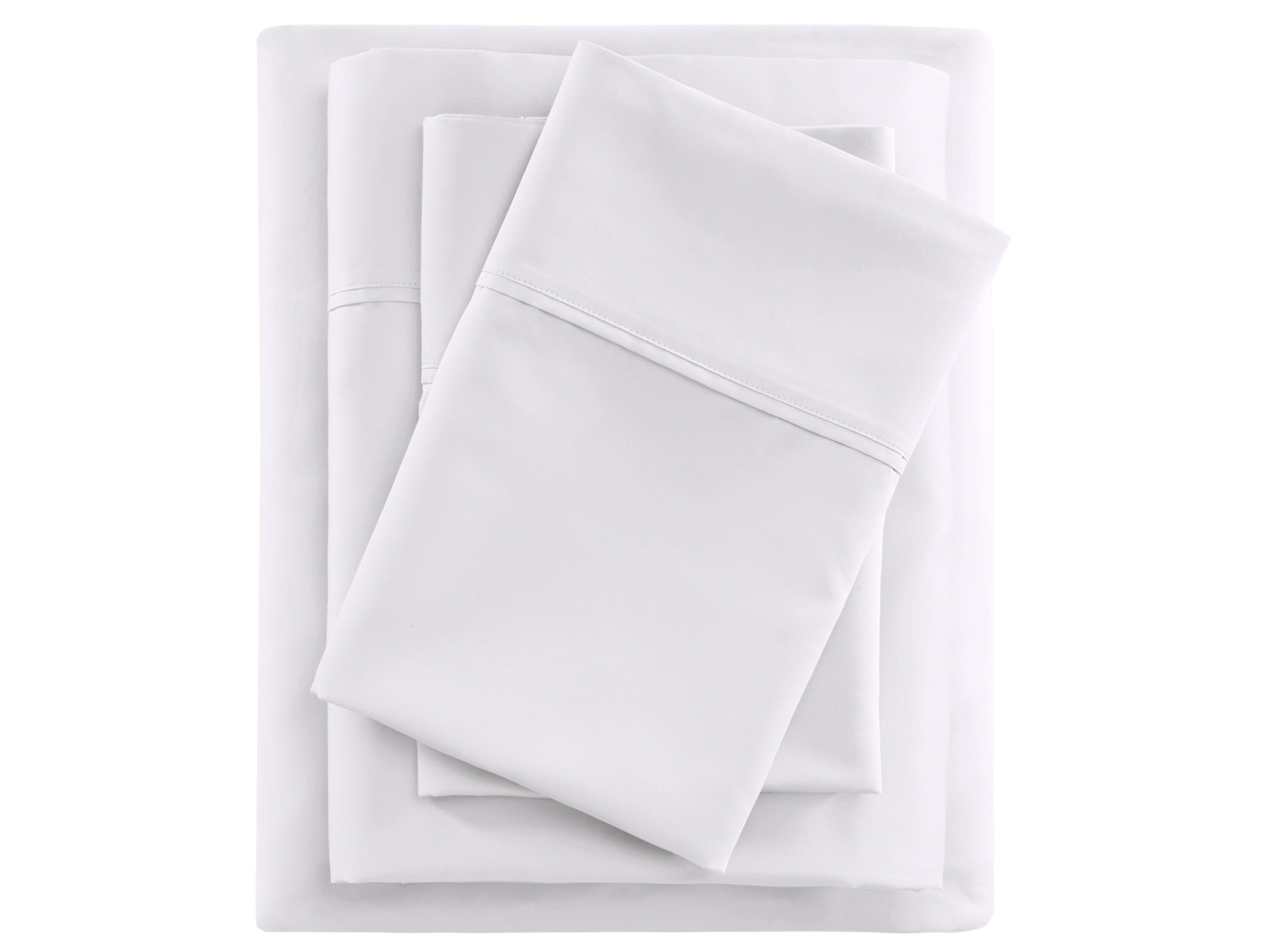 BeautyRest Queen 600 Thread Count Cooling Cotton Sheet Set | White