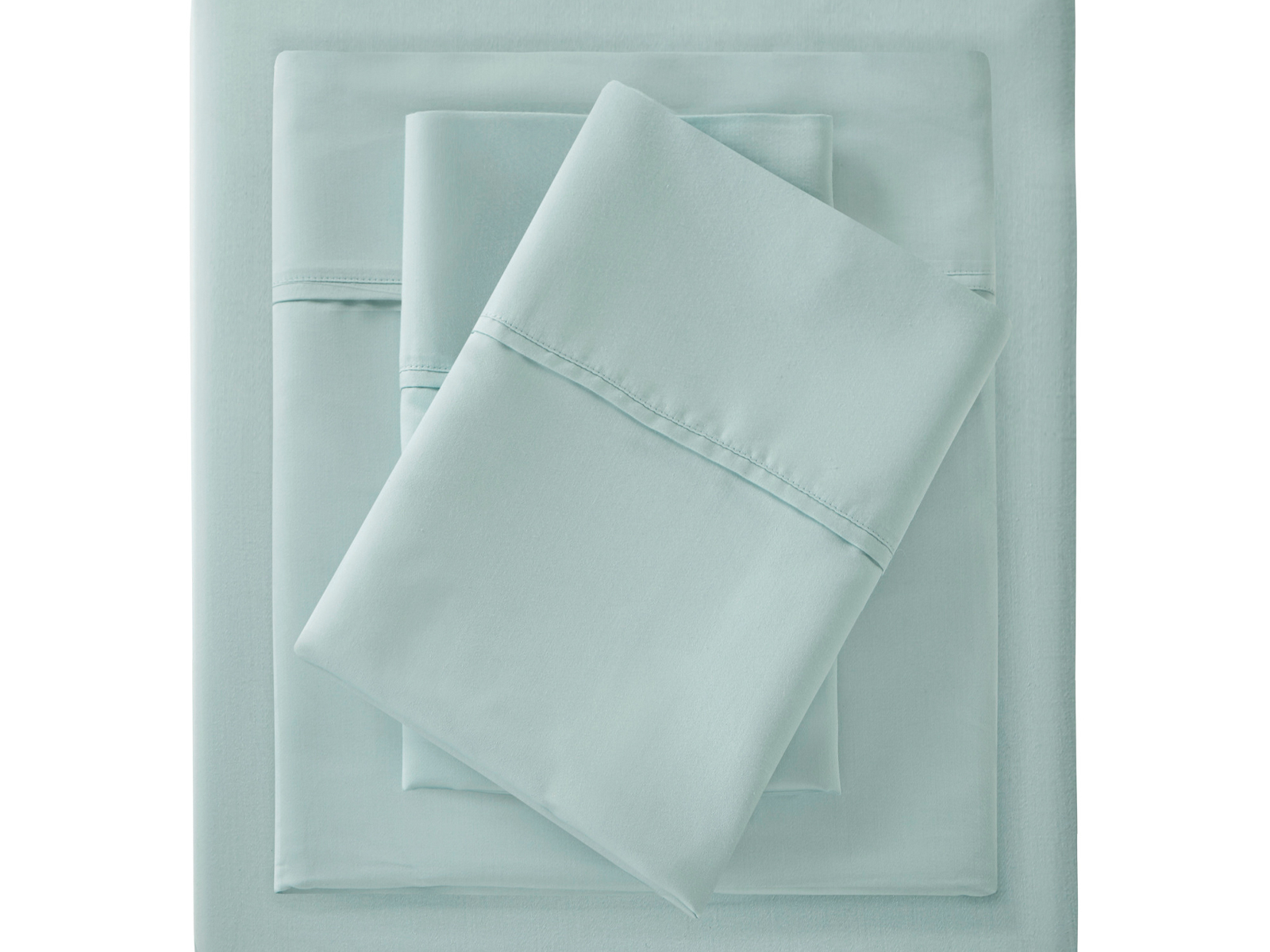 Madison Park King 1500 Thread Count Cotton Sheet Set | Seafoam
