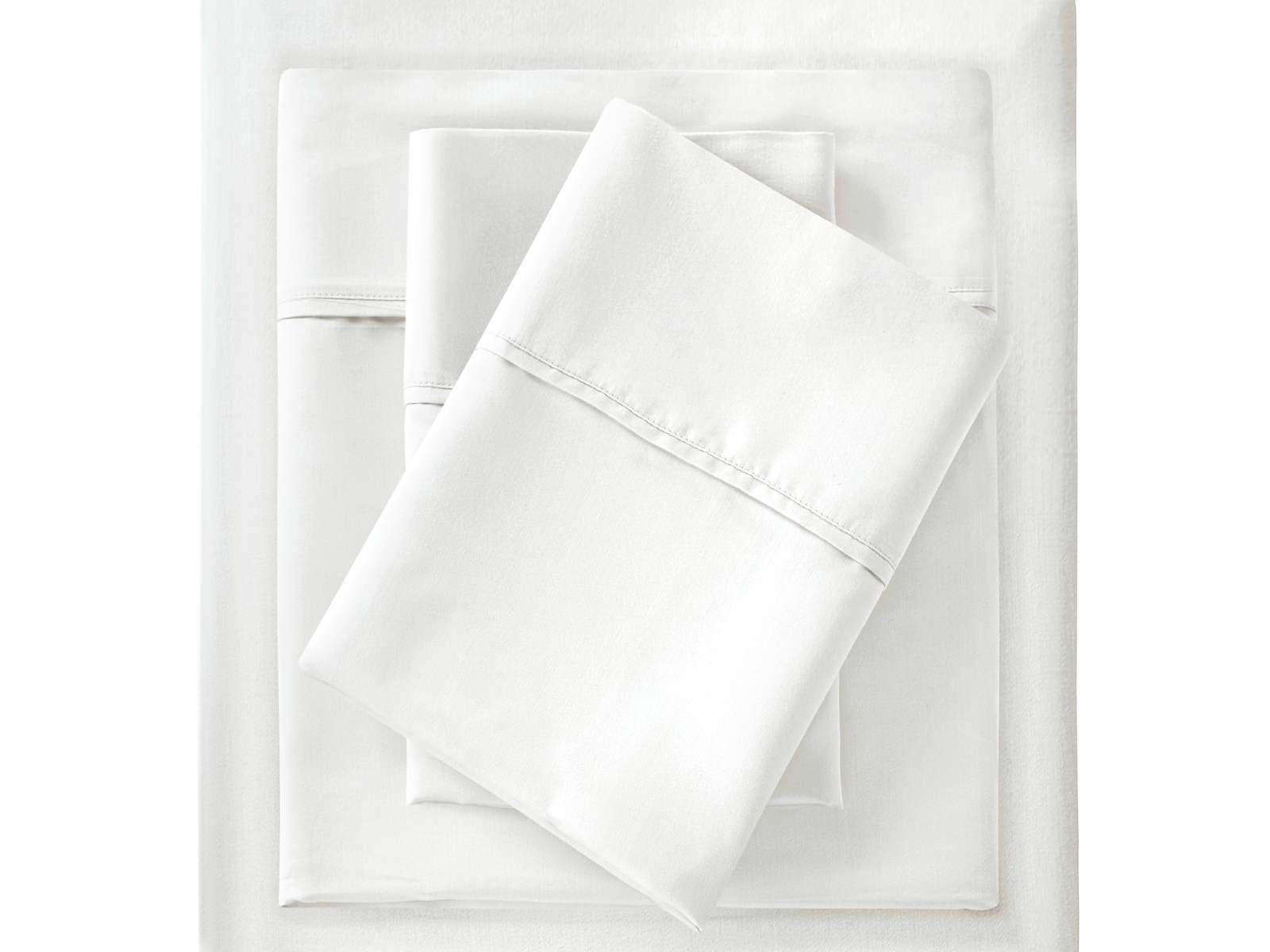 Madison Park King 1500 Thread Count Cotton Sheet Set | White